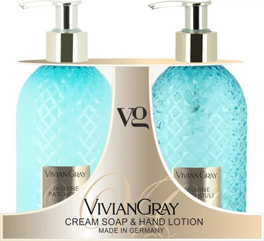 Набір Vivian Gray Jasmine & Patchouli Gemstone Крем-мило 300 мл & Лосьйон для рук 300 мл (4250120735184)