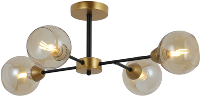 Люстра Wunderlicht Е27 4x60W OM8164-44 для кухні, спальні, вітальні