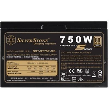 Блок питания Silver Stone 750W STRIDER Gold (SST-ST75F-GS) (K331948-01)