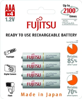 Акумулятор Fujitsu AAA 800 mAh 4 шт/уп (HR-4UTCEU(4B))