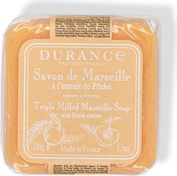 Мило марсельське Durance Triple Milled Marseille Soap 100 г Персик