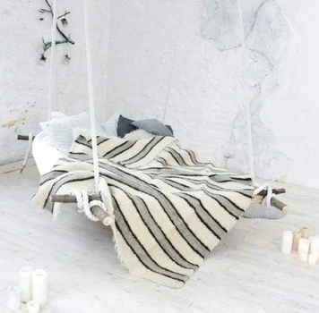 Плед "Чорне і біле" Large (78 x 118 inch) TS decor