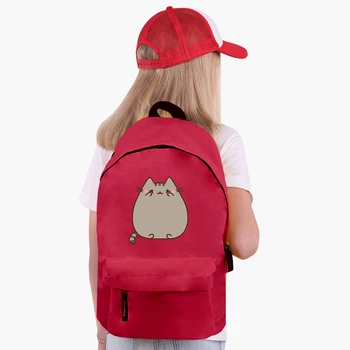 Рюкзак детский Кот Пушин (Pusheen Cat) (9263-2853-7) 17 л Красный