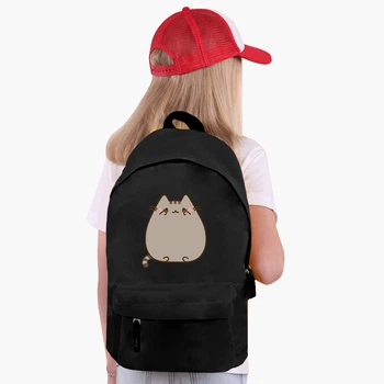 Рюкзак детский Кот Пушин (Pusheen Cat) (9263-2853-4) 17 л Черный