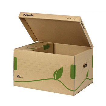Архивный контейнер Esselte Eco 439x259x340 мм коричневый (623918)
