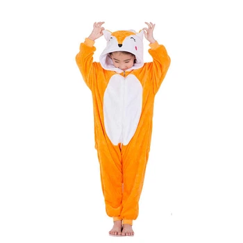 Дитяча піжама кігурумі лисиця Помаранчевий Kigurumi kcr0153 130