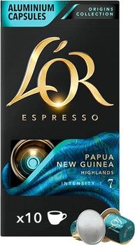 Кава в капсулах L'OR Espresso Papua New Guinea 10 шт. сумісні з Nespresso 100% Арабіка (8711000360620)