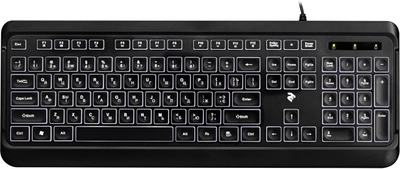 Клавиатура проводная 2E KS120 USB Black (2E-KS120UB)