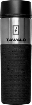 Термокружка Tavialo + 2 уплотнительных кольца 420 мл Черная (190420101)
