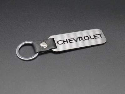 Брелок автомобільний для ключів Chevrolet 10х2,5 см Сріблястий (BR-837)