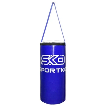 Боксерский мешок детский SPORTKO МП-9 ПВХ 50 см/24 см/ 5 кг синий
