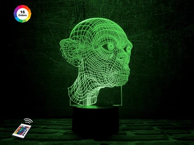 3d світильник "Голлум" 3DTOYSLAMP