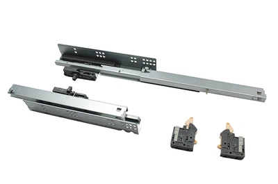 Напрямна Linken System L=350 мм прихованого монтажу повного висування Touch Latch (від натискання)