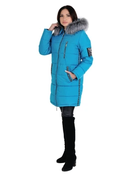 Куртка зимняя San-A-Belle Love 60 бирюзовый