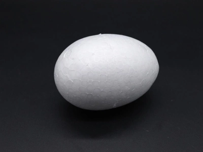 Заготовка из пенопласта Яйцо 100 мм Белый (PN-314-2)