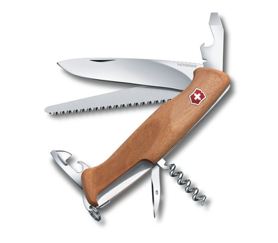 Складной нож Victorinox RANGERWOOD 55 130мм/3сл/10функ/орех /lock/штоп/пила Vx09561.63