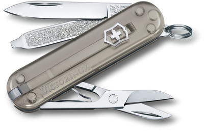 Складной нож Victorinox CLASSIC SD Colors Mystical Morning 58мм/1сл/7функ/сер.прозр /ножн Vx06223.T31G