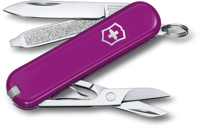 Складной нож Victorinox CLASSIC SD Colors Tasty Grape 58мм/1сл/7функ/пурпур /ножн Vx06223.52G