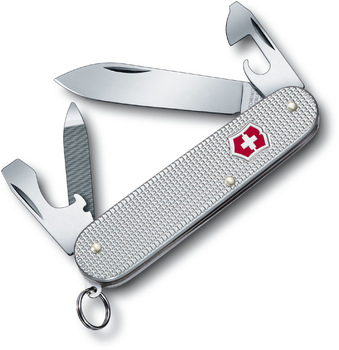 Складной нож Victorinox CADET 84мм/2сл/9функ/рифл.сереб Vx02601.26