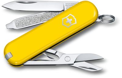 Складной нож Victorinox CLASSIC SD Colors Sunny Side 58мм/1сл/7функ/желт /ножн Vx06223.8G