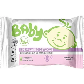 Дитяче крем-мило Dr.Sante Baby Чабрець і череда, 90 г