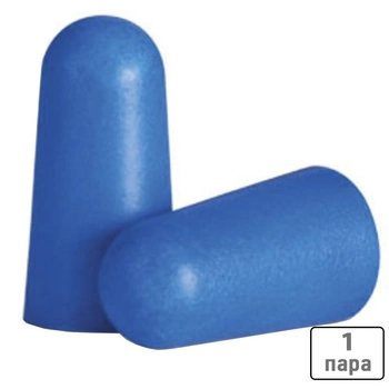 Беруши пенопропиленовые Mack's Sound Asleep (1 пара, защита от шума до 32дБ), синие
