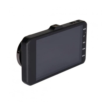 Автомобільний відеореєстратор із сенсорним дисплеєм BlackBox із камерою заднього виду Чорний