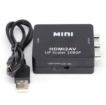 Переходник с HDMI на AV RCA тюльпаны