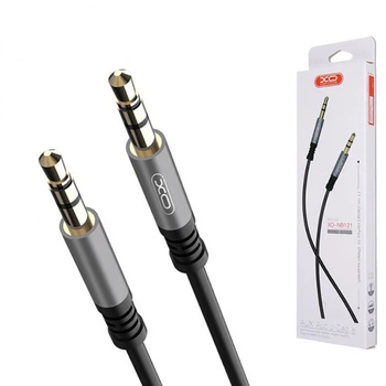 AUX cable 3.5mm XO NB121 (1M) Чорний