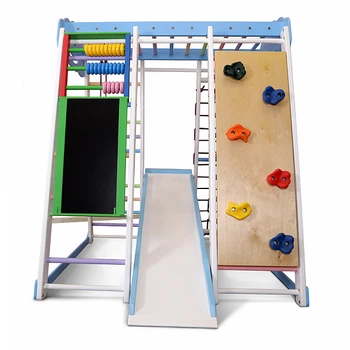Детский спортивный игровой комплекс Baby Sport SB Акварелька Разноцветный 132х124х150 см (Sky 1)
