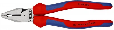 Плоскогубцы Knipex комбинированные особой прочности 200 мм (02 02 200)