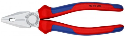 Плоскогубцы Knipex комбинированные 200 мм (03 05 200)
