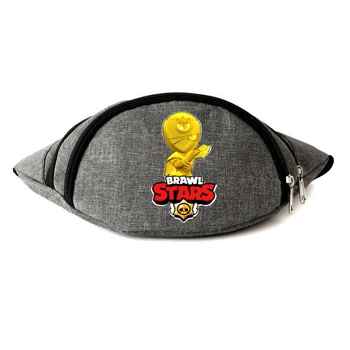 Сумка Бананка на пояс Бравл Старс Тара Золота (BS-Tara) Cappuccino Toys сіра