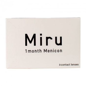 Контактные линзы Menicon Miru 1 month -2.5 / BC 8.6 мм (3 шт/уп. )