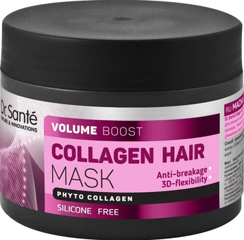Маска для волос Dr.Sante Collagen Hair Volume boost Для придания объема 300 мл (8588006040333)