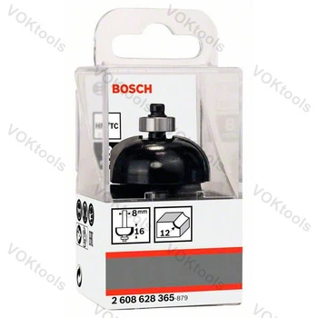 Галтельна фреза для кромок d8 D36.7 h16 L58 R12 Standard for Wood Bosch Professional (2608628365)