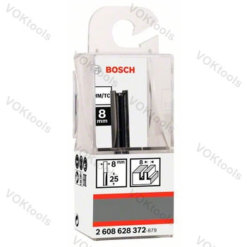 Пазовая фреза по дереву d8 D8 h25.4 L56 Standard for Wood Bosch Professional (2608628372)