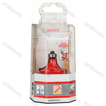 Кромочная радиусная фреза d8 D44.4 h22.2 L64.7 R15.9 Expert for Wood Bosch Professional (2608629378)