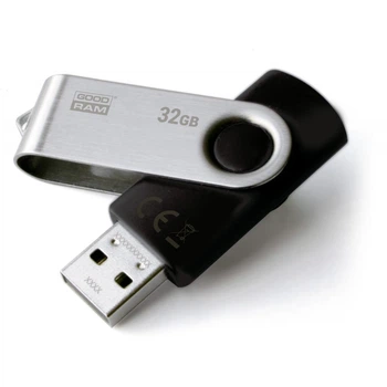 Флеш пам'ять GoodRAM UTS2 32GB USB 2.0 поворотний корпус (771D6E3443BA)