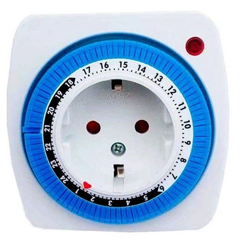 Розетка таймер суточный Lemanso LM662(LM673) механический