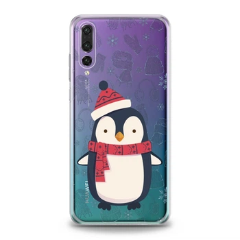 Чехол силиконовый для Huawei (Симпатичный пингвиненок) Mate 9 хуавей мейт silicone case (805599395)