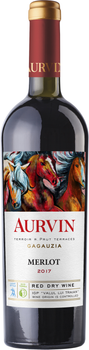 Вино Aurvin Terroir R.Prut Terraces Gagauzia Merlot 2017 красное сухое 0.75 л 13% (4840454012589)