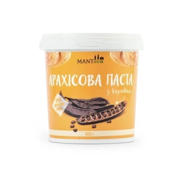 Арахісова паста Manteca з керобом 500 г