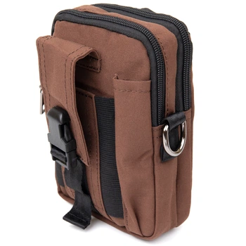 Молодіжна сумка поясна нейлонова VINTAGE Youth Bag 20648 Коричневий