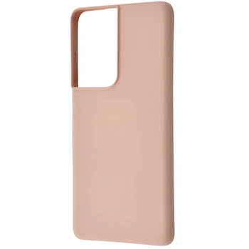 Чохол однотонний WAVE Colorful Case (TPU) Samsung Galaxy S21 Ultra (G998B) pink sand Рожевий