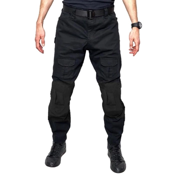 Тактические штаны Lesko B603 Black 36 размер брюки мужские милитари камуфляжные с карманами (SKU_4257-12580)