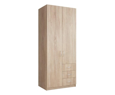 Шкаф Ш03 KidsBunkBed M-01 дуб сонома 2219х505 х 800 мм
