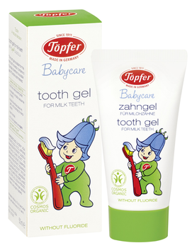 Детская органическая зубная паста Topfer Babycare для молочных зубов 50 мл (4006303384003)