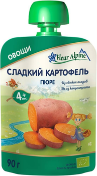 Овочеве органічне пюре Fleur Alpine Солодкий Картопля - 90 г ( 5024688001192)