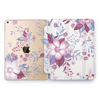 Чохол книжка, обкладинка для Apple iPad (Намальовані квіти) моделі Pro 12.9 епл айпад про 2017 case smart cover (823569557)